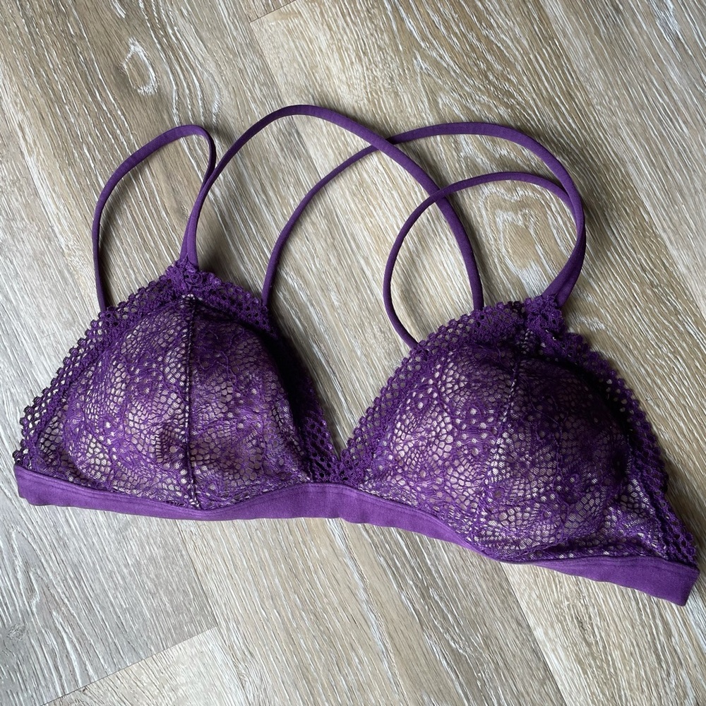 Victoria’s Secret Lace Triangle Strappy Bralette